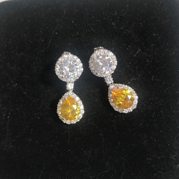 925 Silver 10.35ctw BellaLuce earrings - Picture 3 of 4